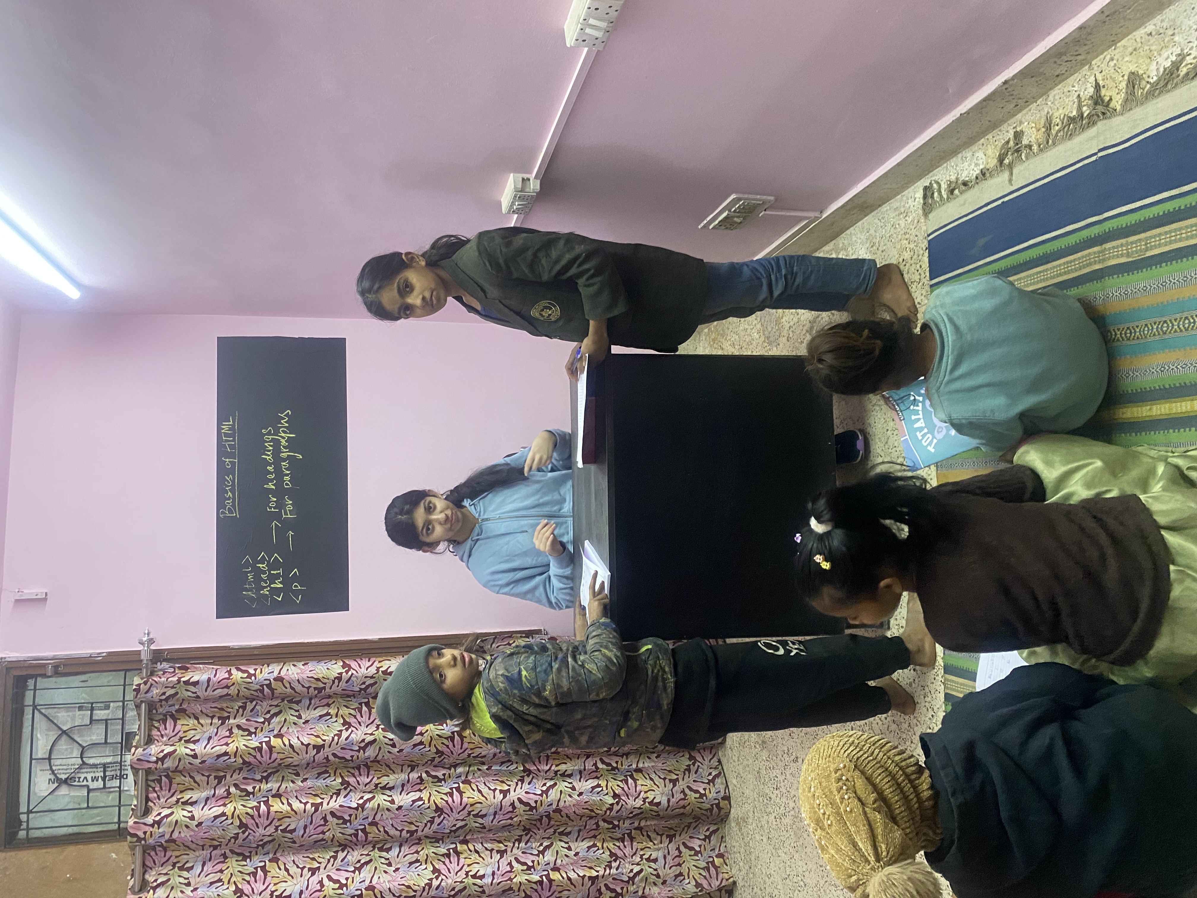 Students engaged in lesson